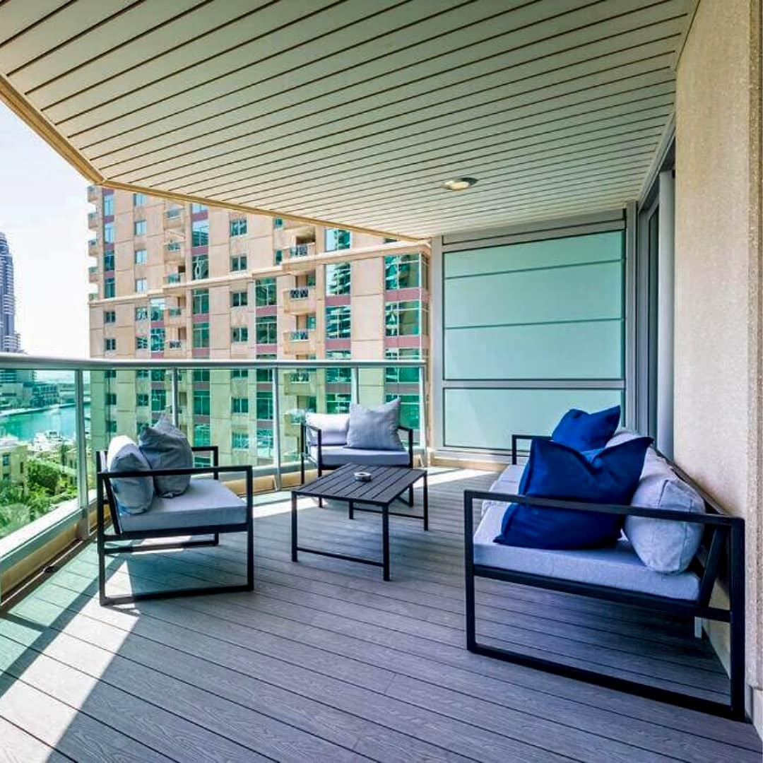 Waterfront two-bedroom suite in Dubai Marina