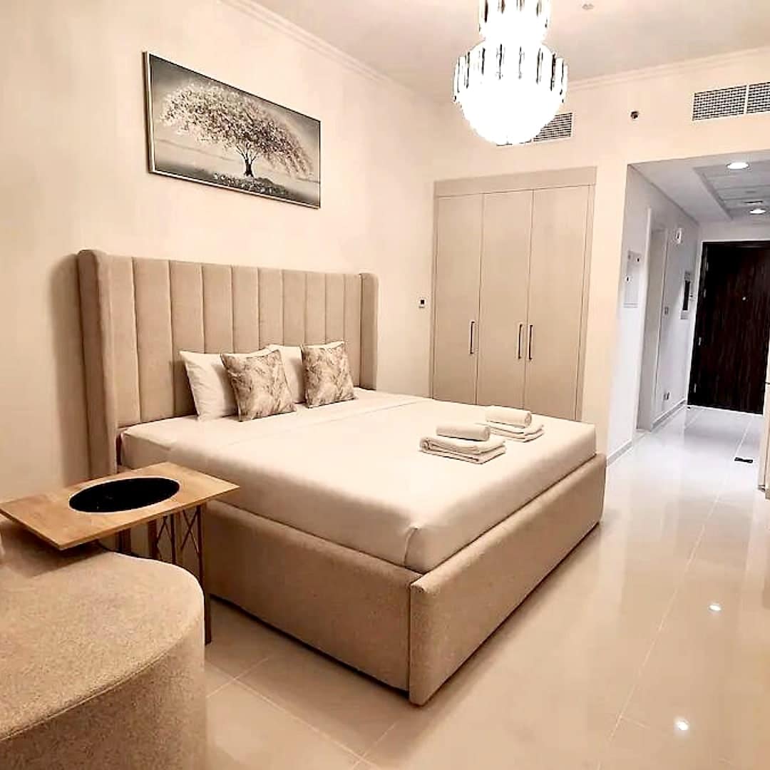 Damac Hills holiday studio apartment